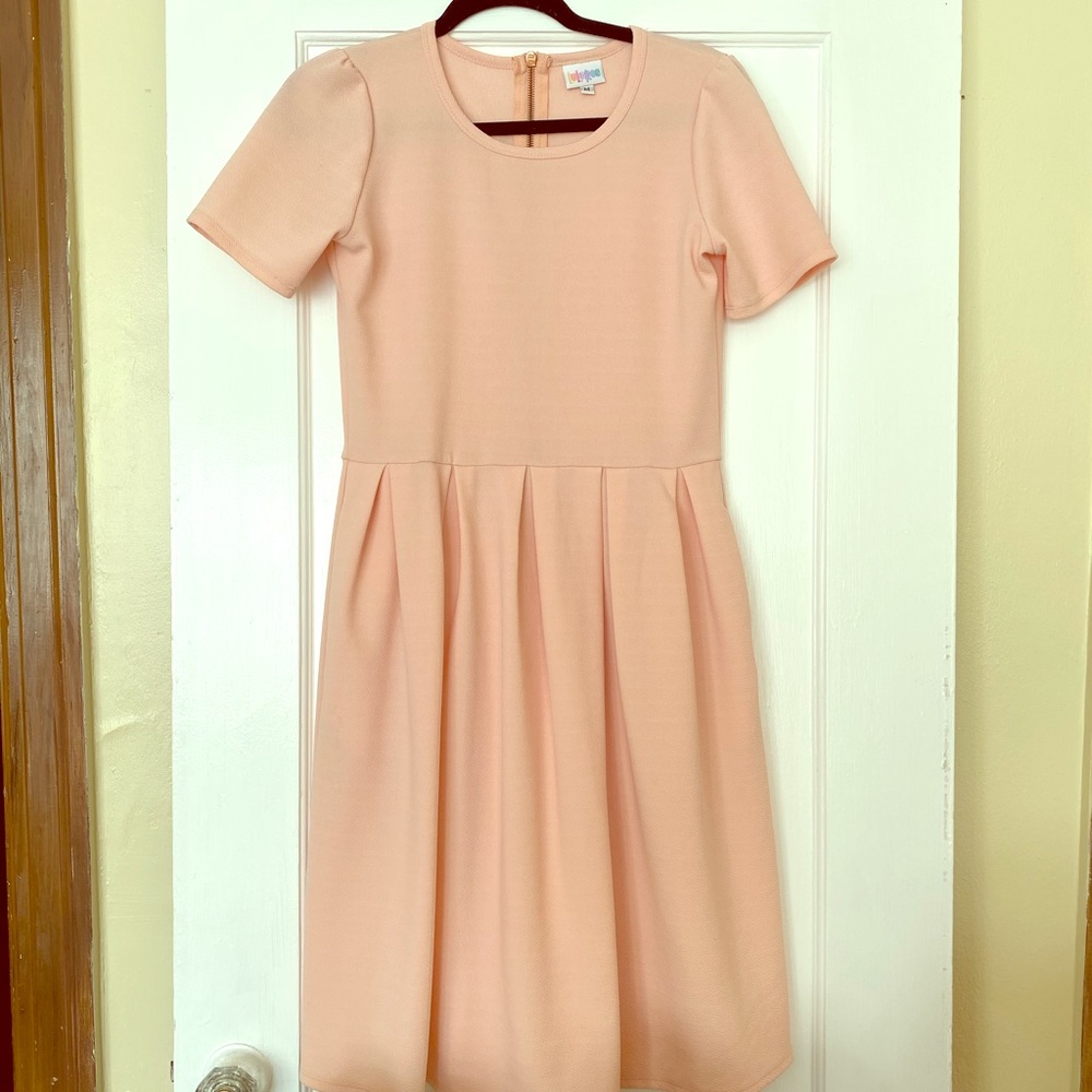 Lula Roe Amelia dress light pink